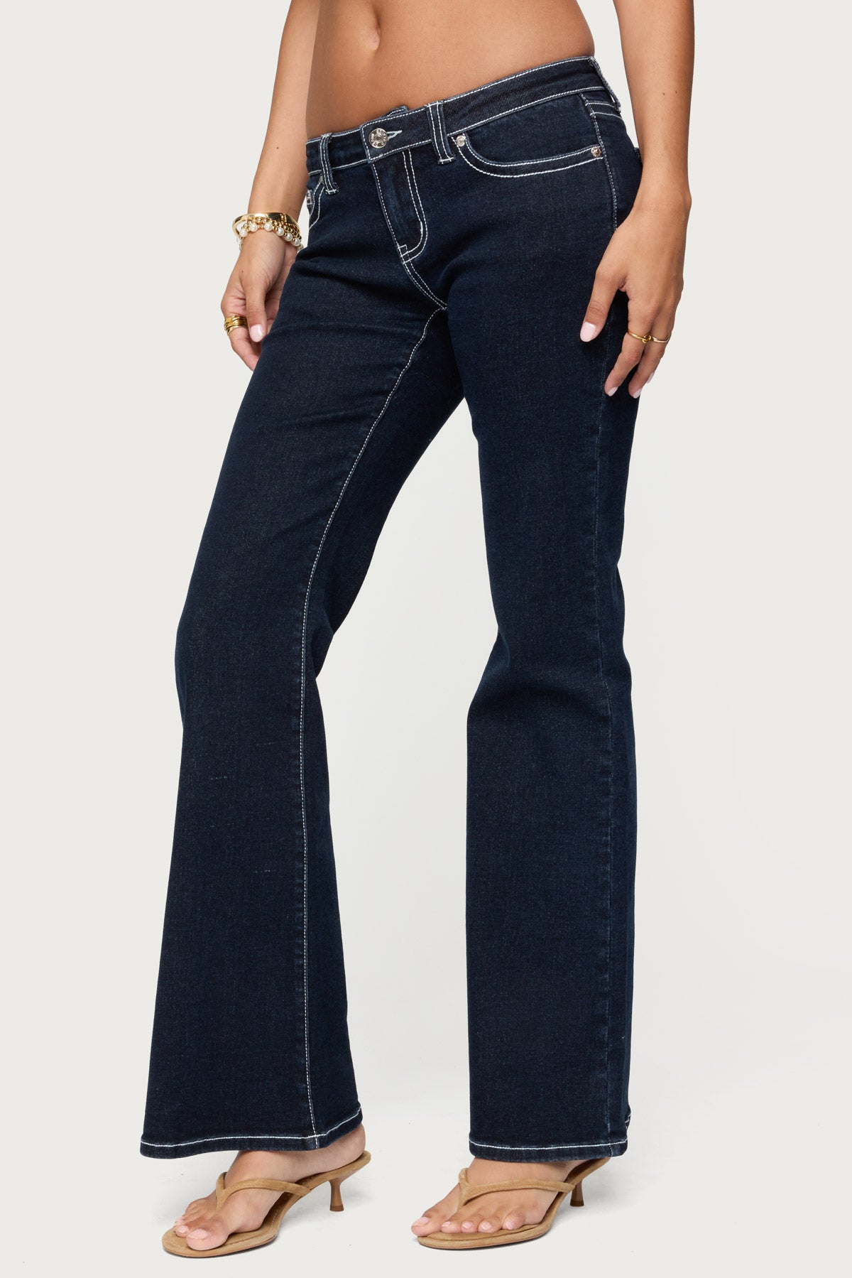 Louis Contrast Low Rise Jeans - Image 4