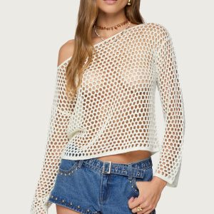 Kalley Off Shoulder Crochet Top