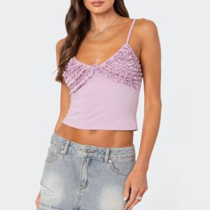 Veda Ruffled Tank Top