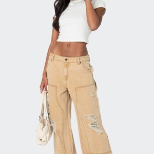 Alibi Distressed Carpenter Jeans