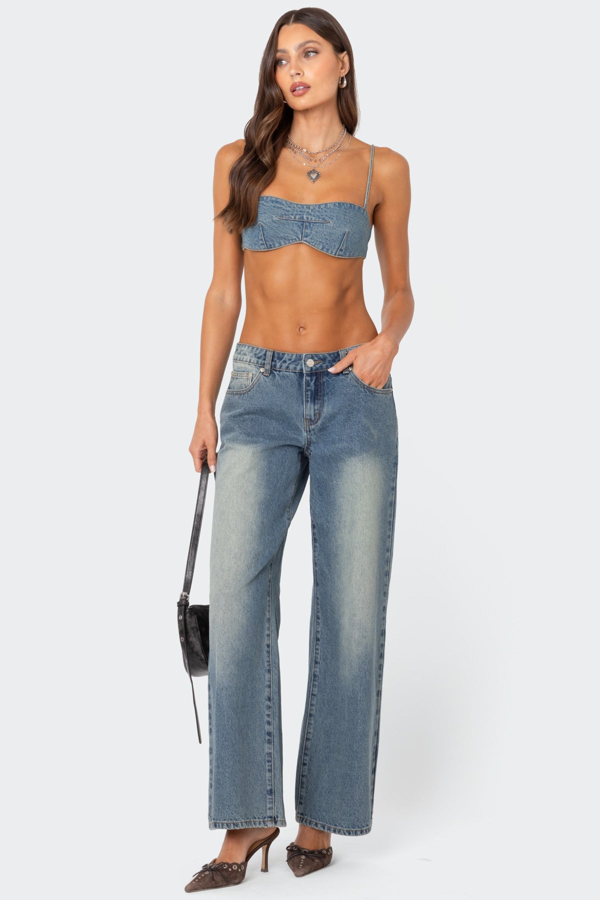 Brandy Denim Bralette - Image 5