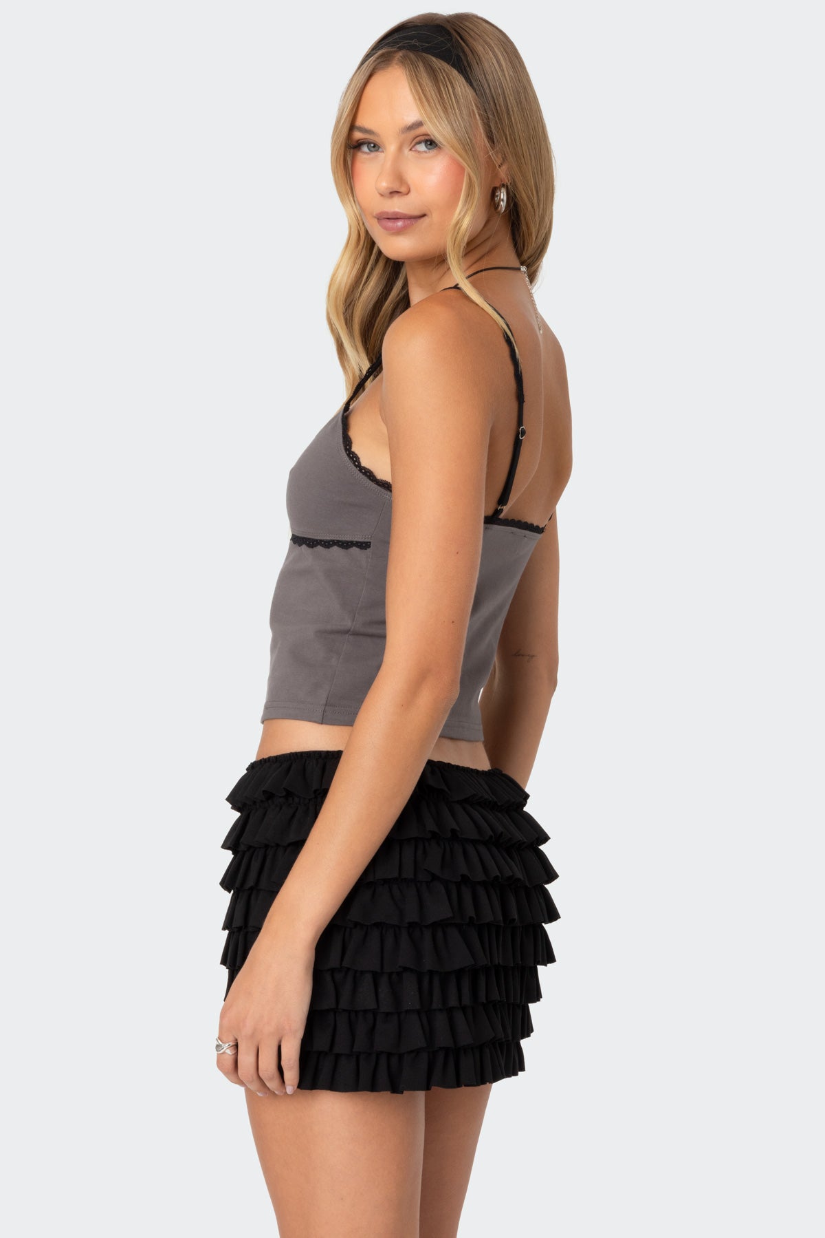 Elin Lace Trim Tank Top - Image 5