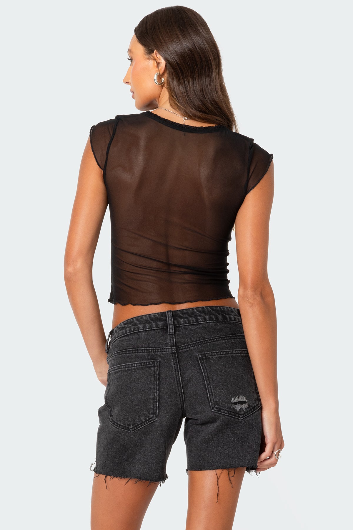 Devi Sheer Mesh Top - Image 4