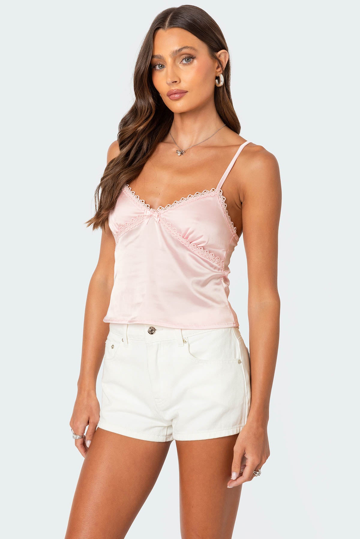 Imani Satin Effect Tank Top - Image 3