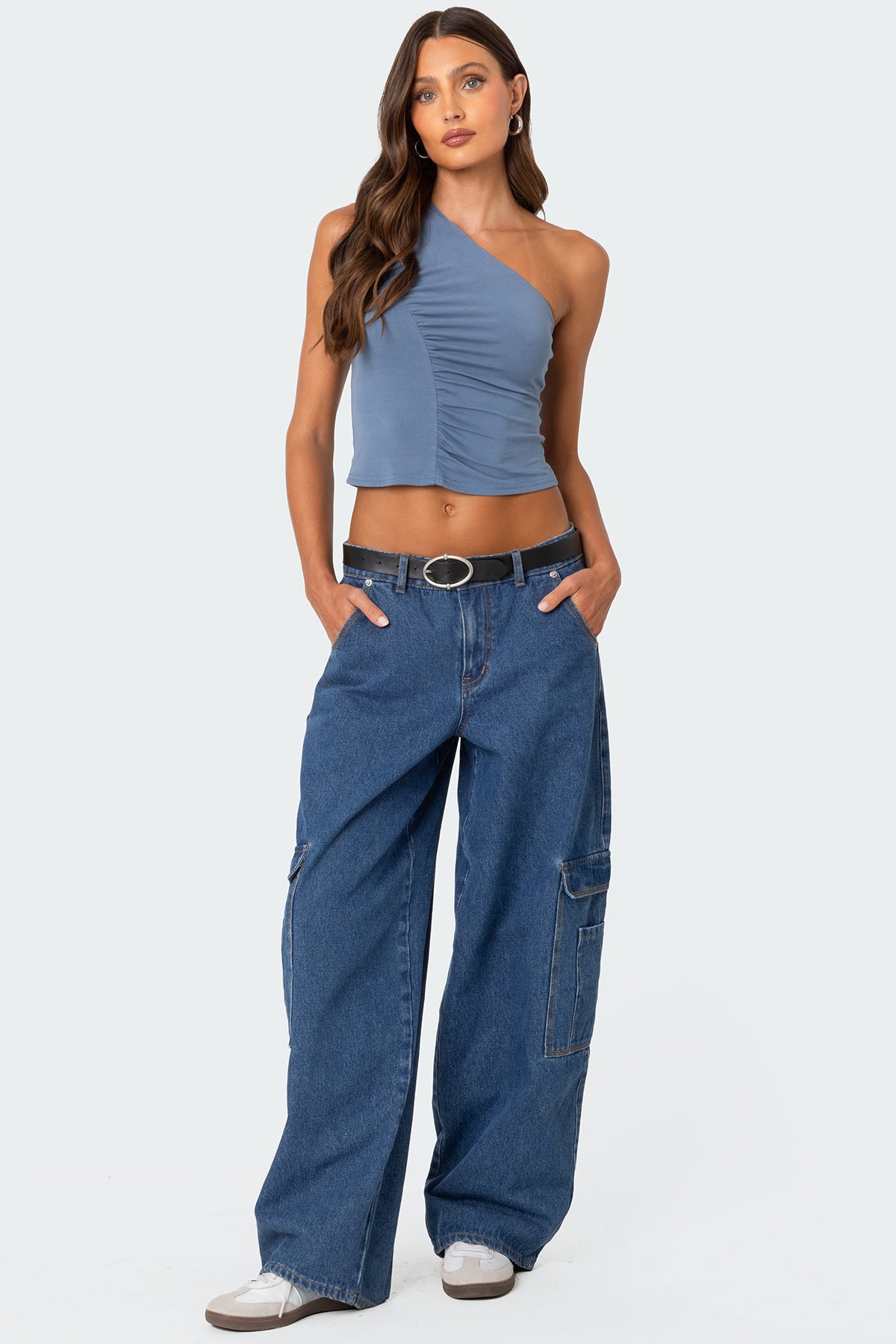 Ivy Ruched One Shoulder Top - Image 5