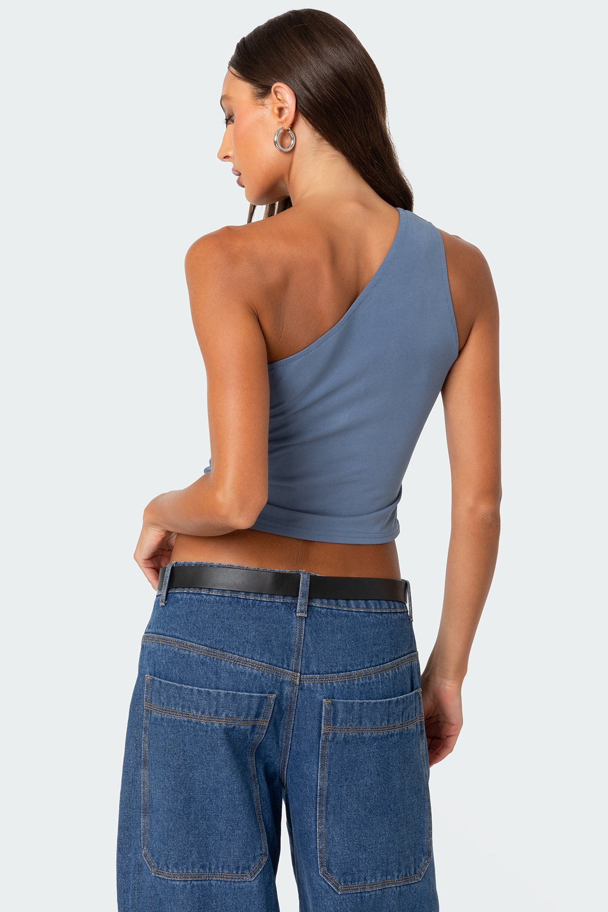 Ivy Ruched One Shoulder Top - Image 4