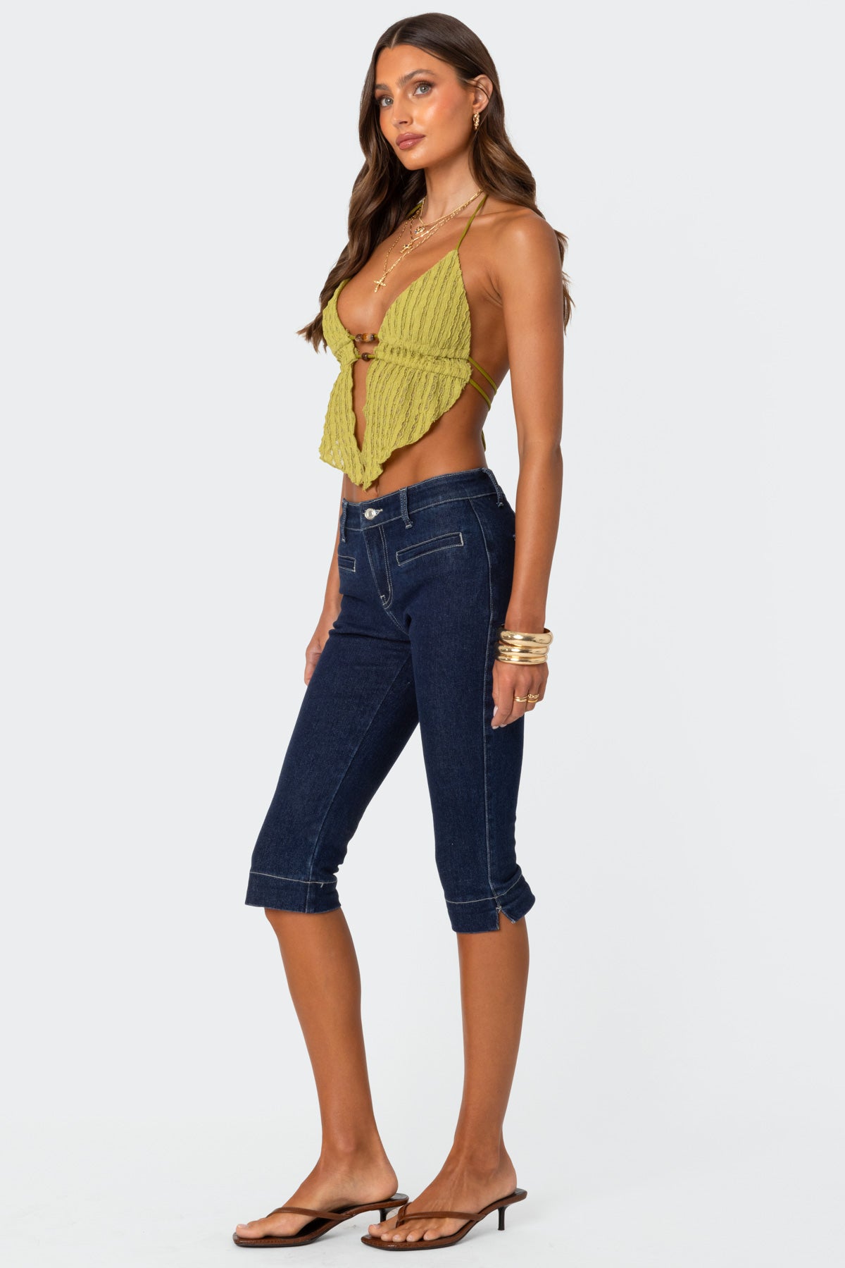 Anaya Textured Open Back Top - Image 4