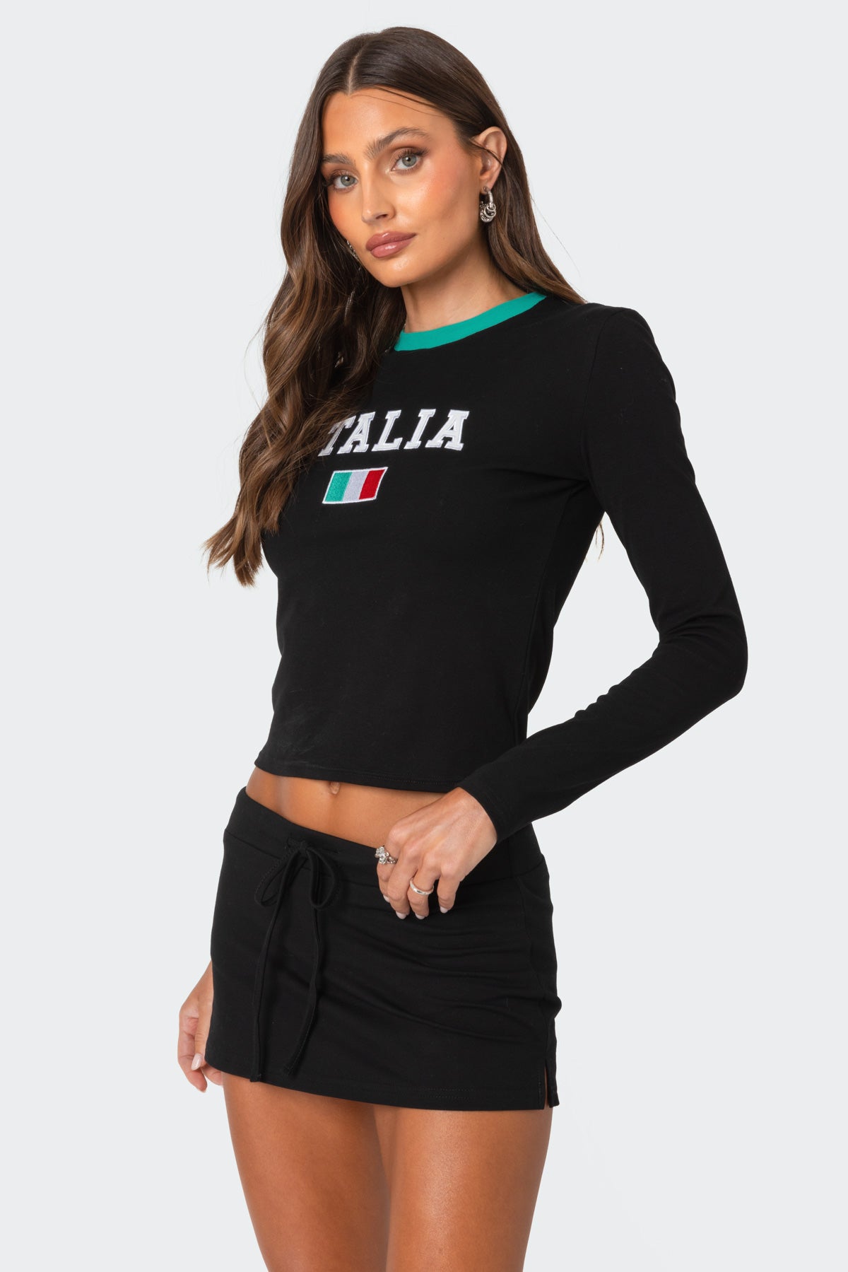 Italy Long Sleeve T Shirt - Image 3