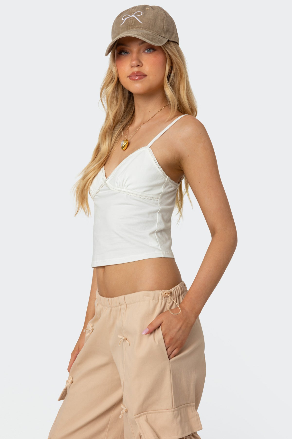 Gila Lace Trim Tank Top - Image 3