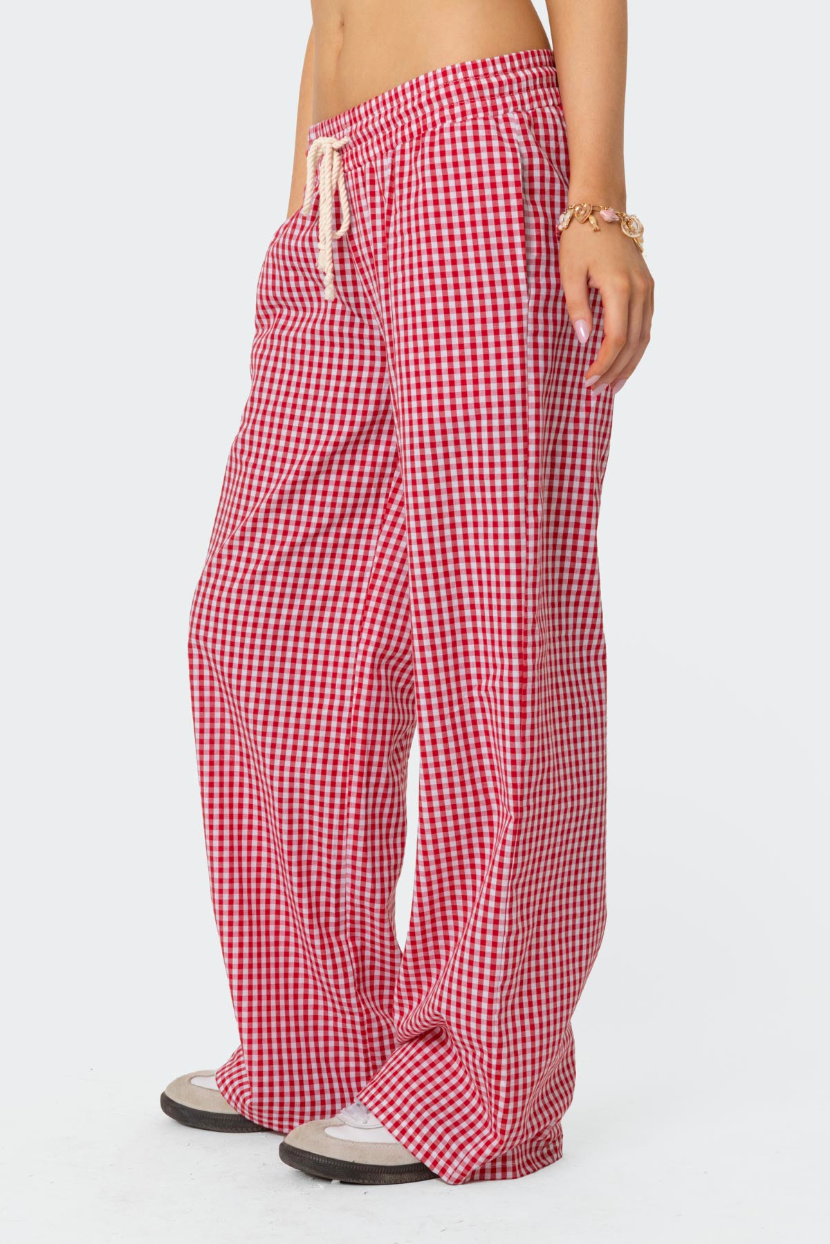 Taya Gingham Pants - Image 4