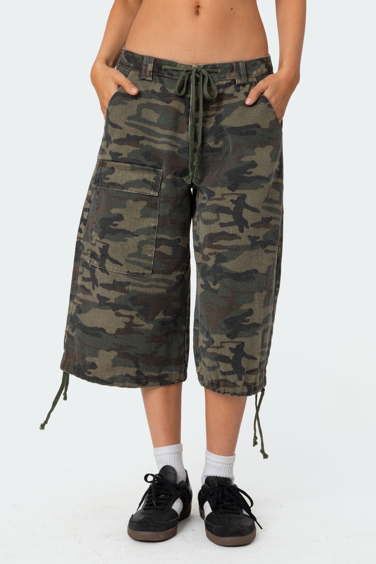 Camo Cargo Bermuda Shorts - Image 2