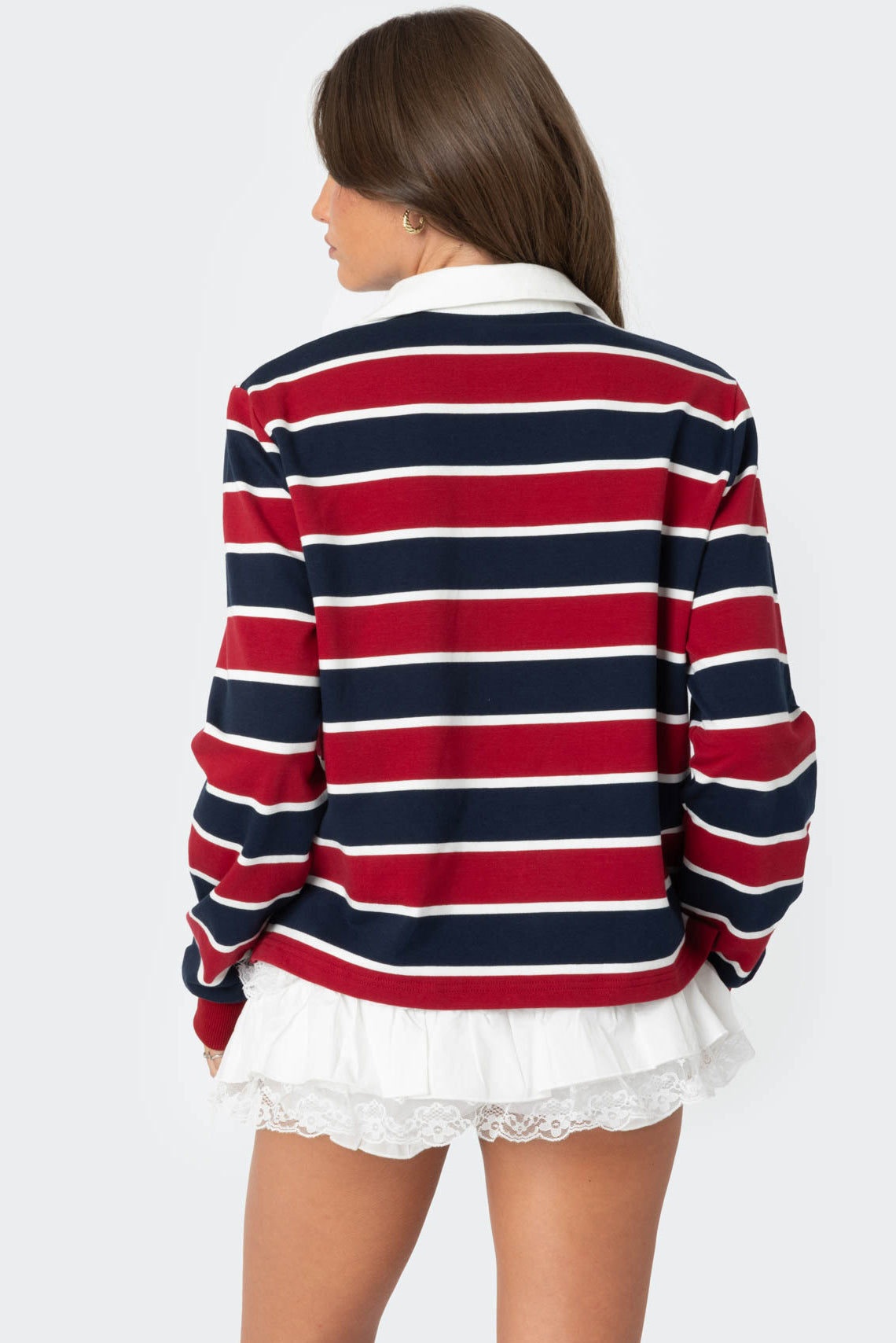 Hanna Striped Collared Shirt - Image 4