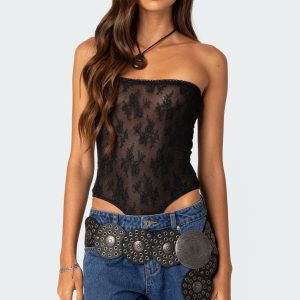 Alina Sheer Lace Bodysuit