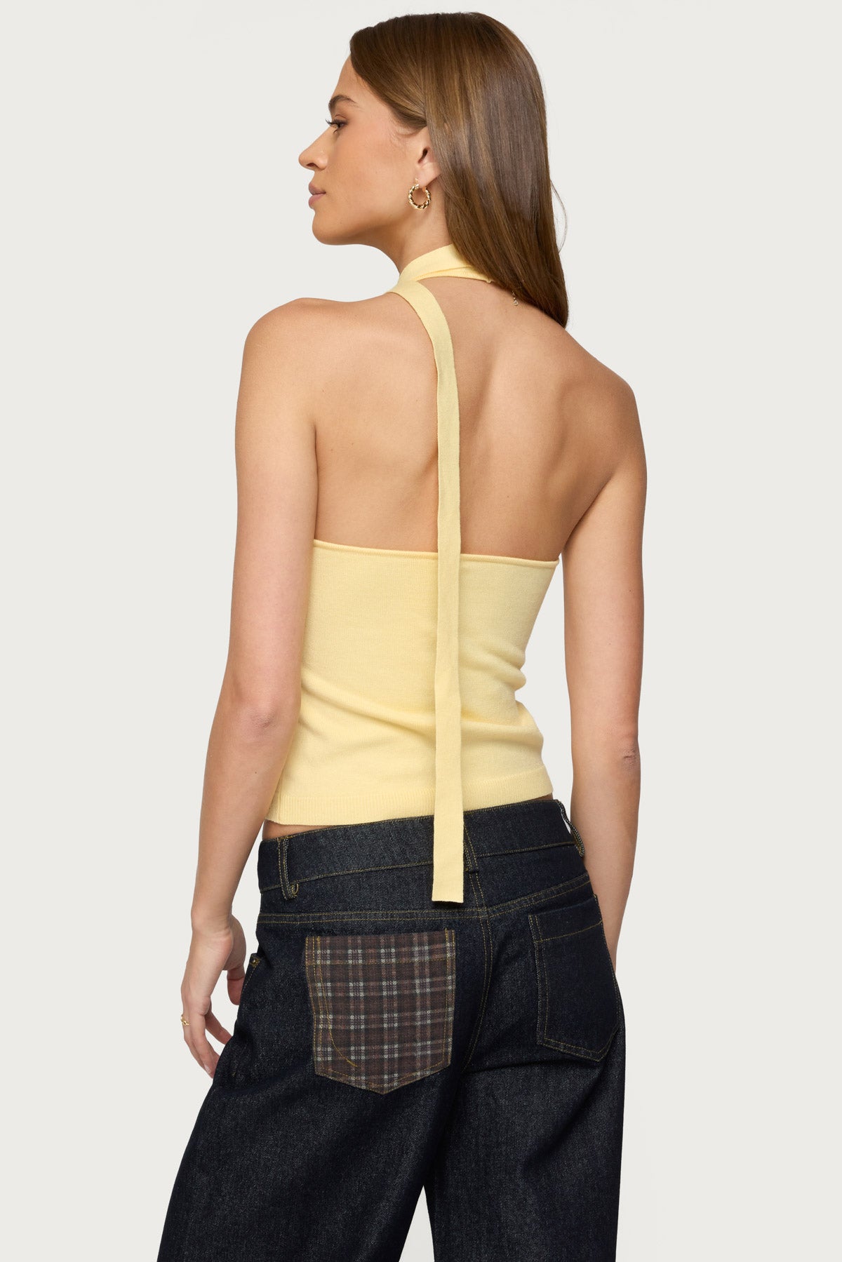 Two Piece Knit Halter Top - Image 6