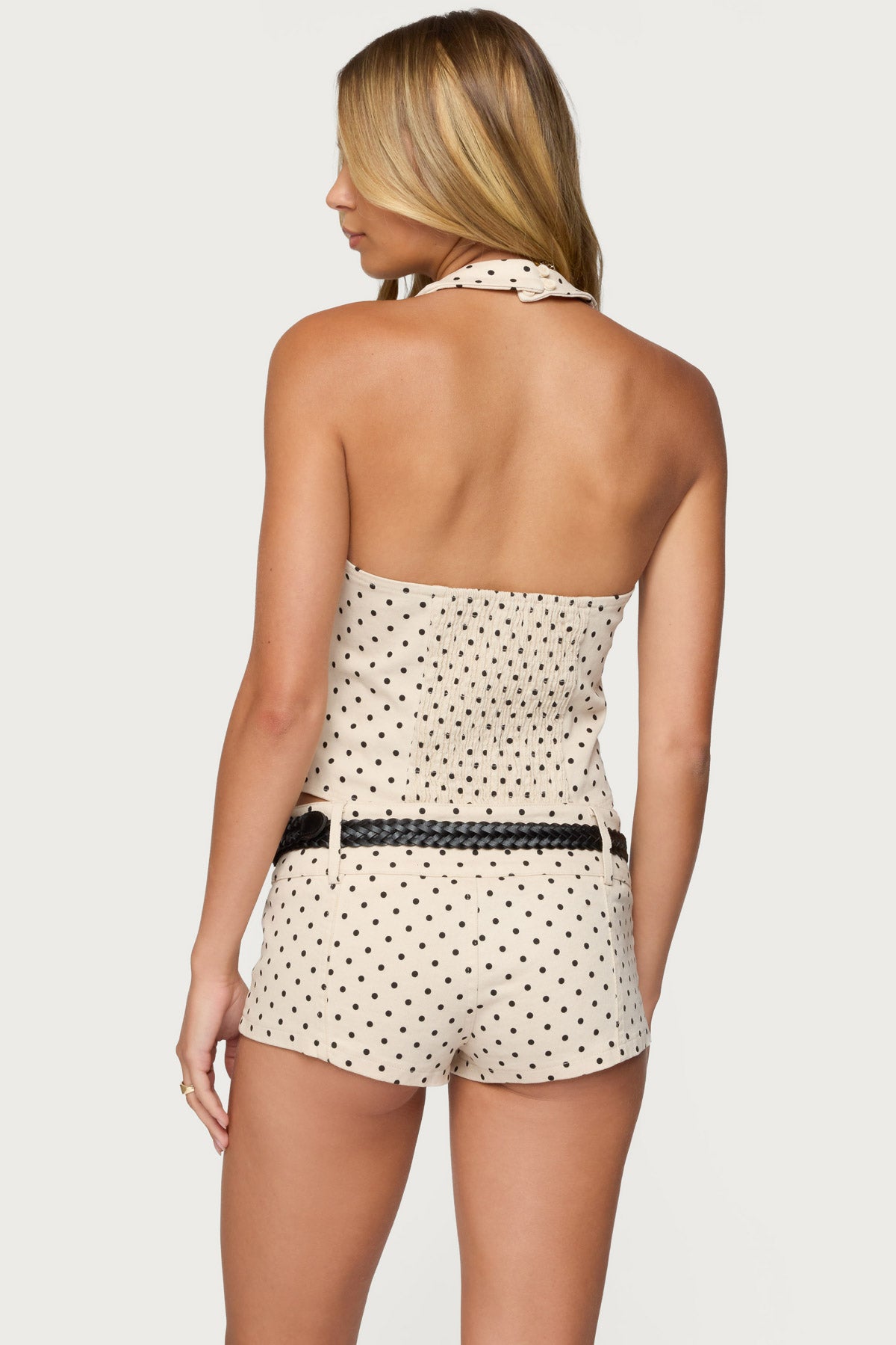 Twyla Polka Dot Halter Top - Image 6