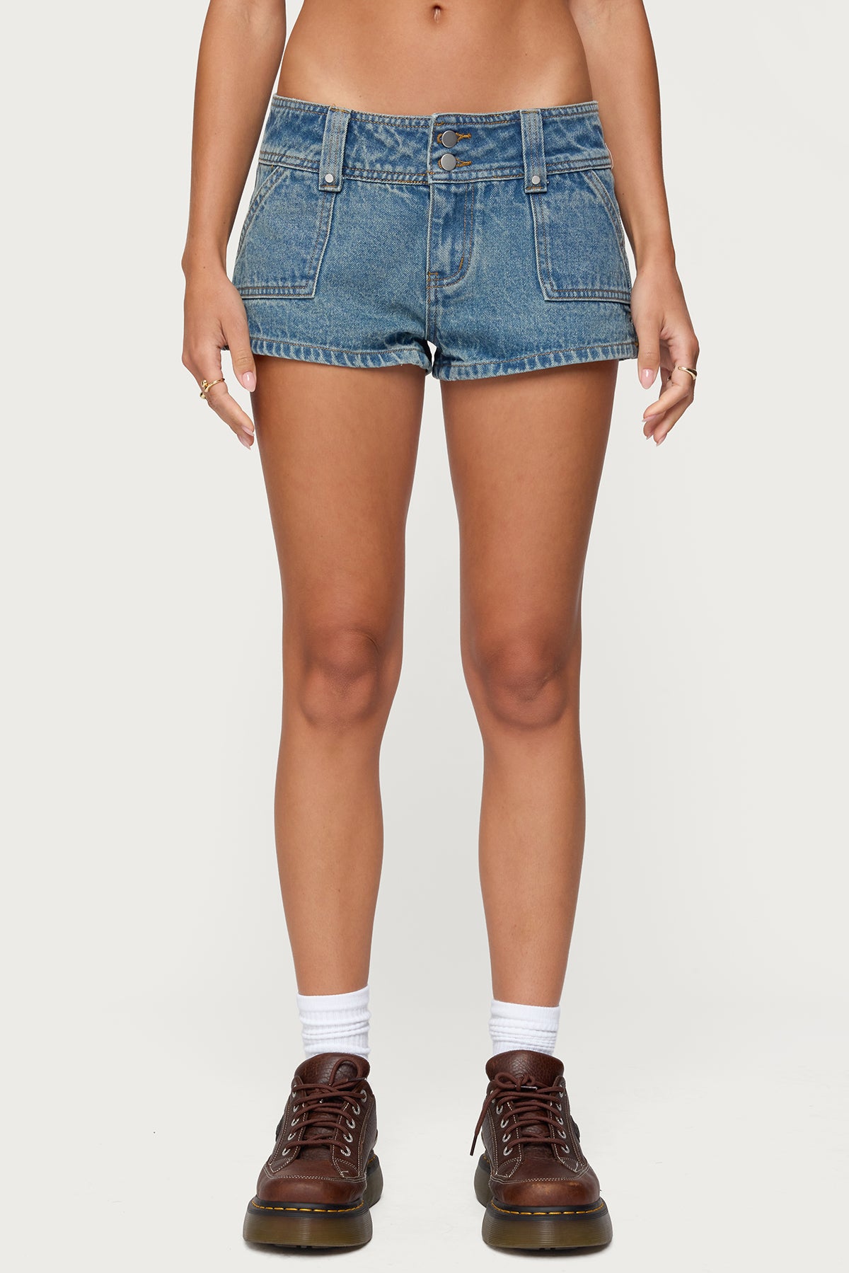 Keinan Low Rise Denim Shorts - Image 2