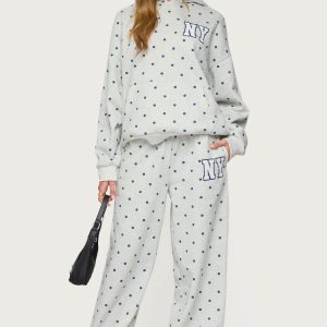 NY Babe Polka Dot Sweatpants