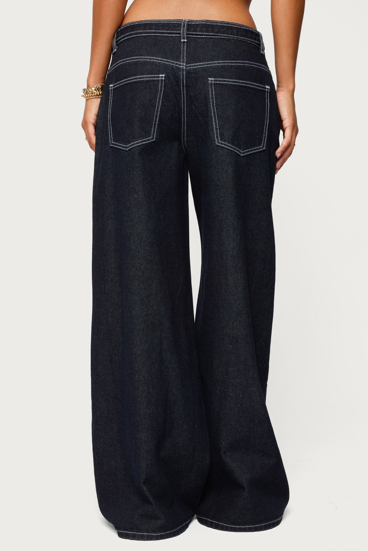 Karah Belt Low Rise Jeans - Image 5
