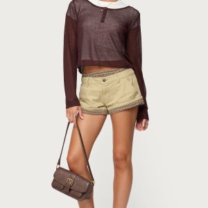 Peekaboo Plaid Boxer Shorts