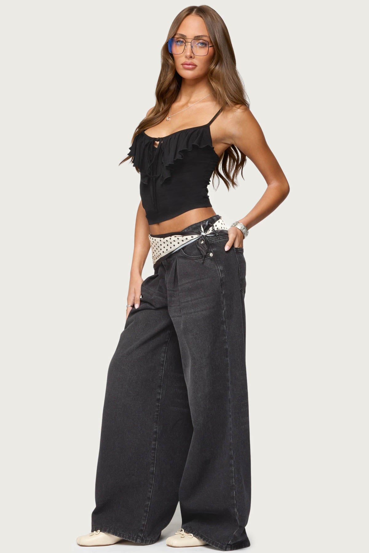 Jezebel Ruffle Tank Top - Image 4