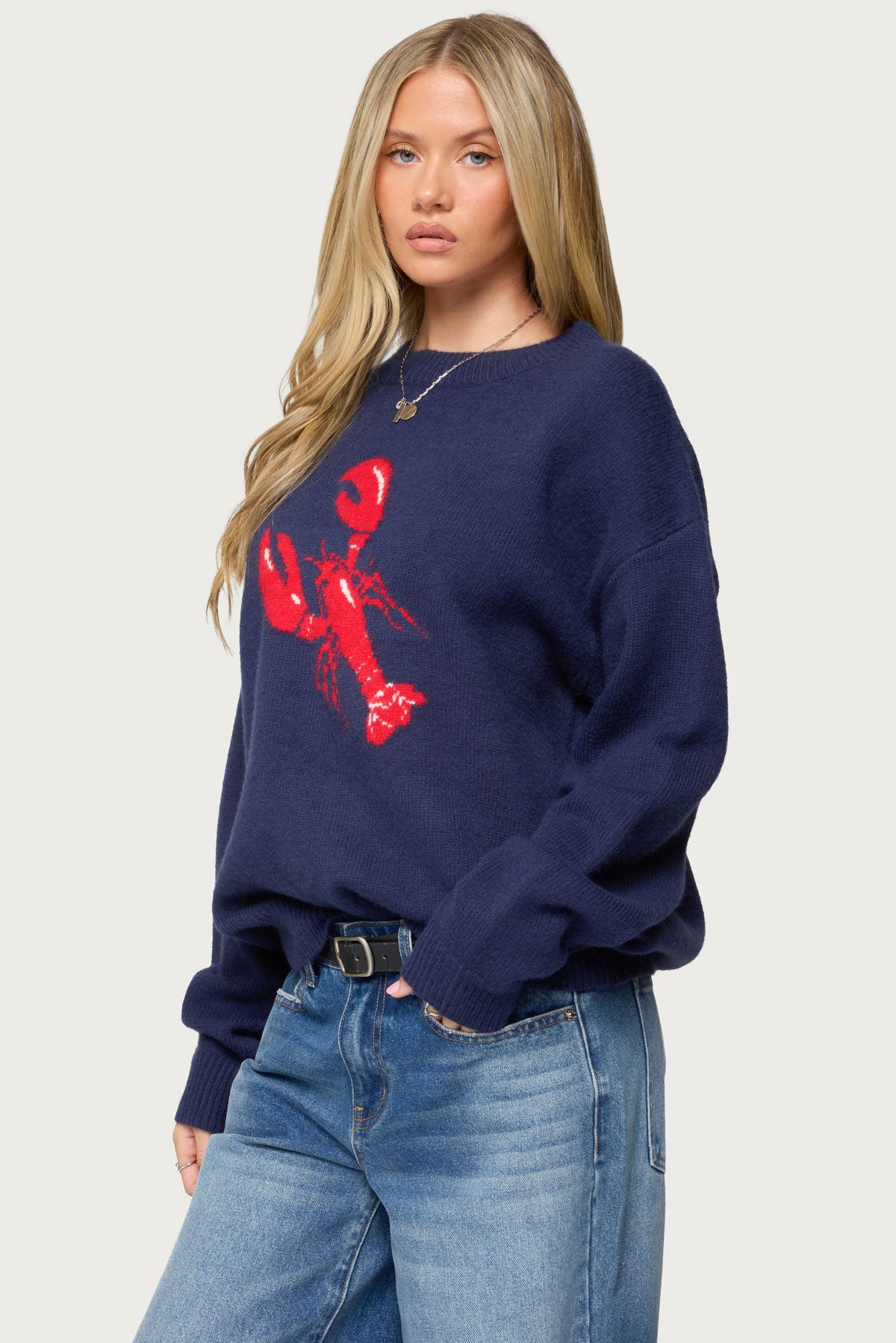 Don't Be Shellfish Knit Sweater - Image 3