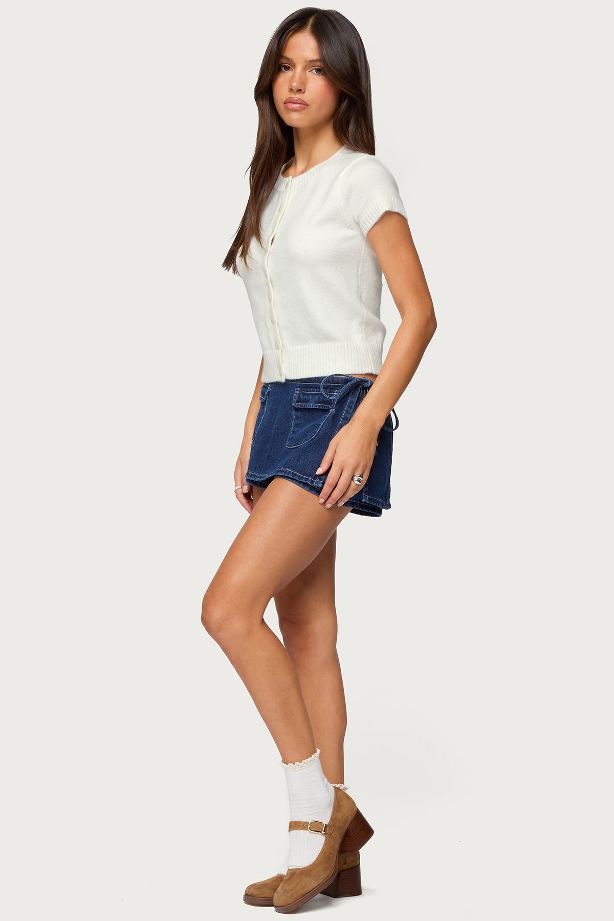 Coreen Button Up Knit Top - Image 5