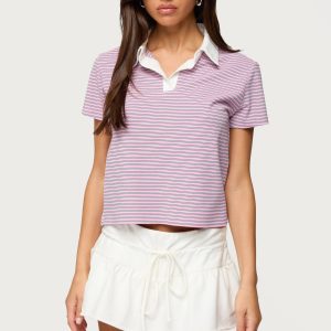 Lennie Striped Polo Top