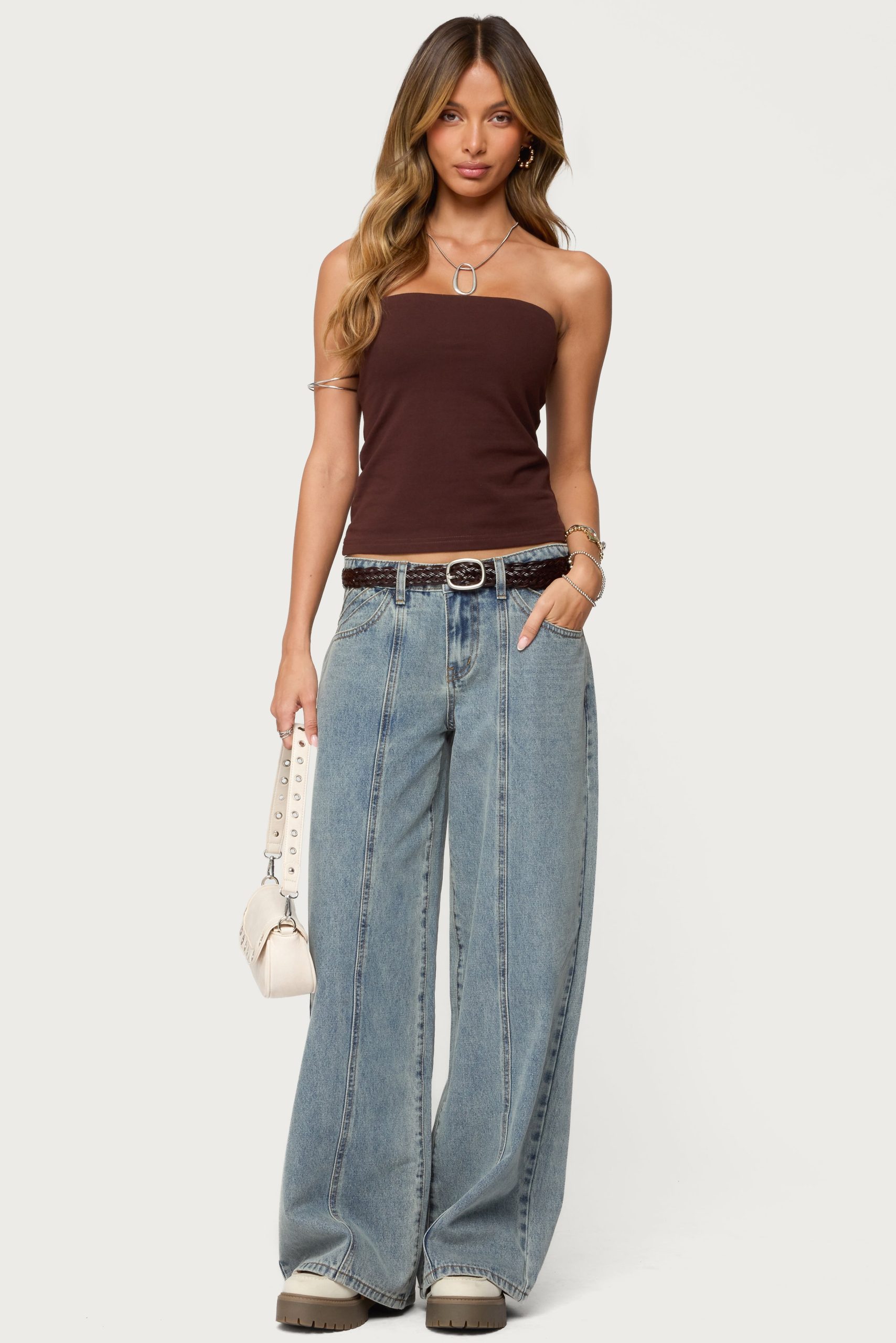 Built In Bra Tube Top - Image 2