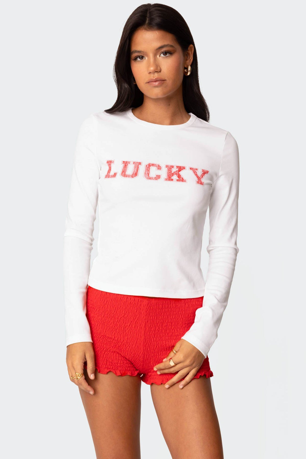 Get Lucky Long Sleeve T Shirt - Image 5
