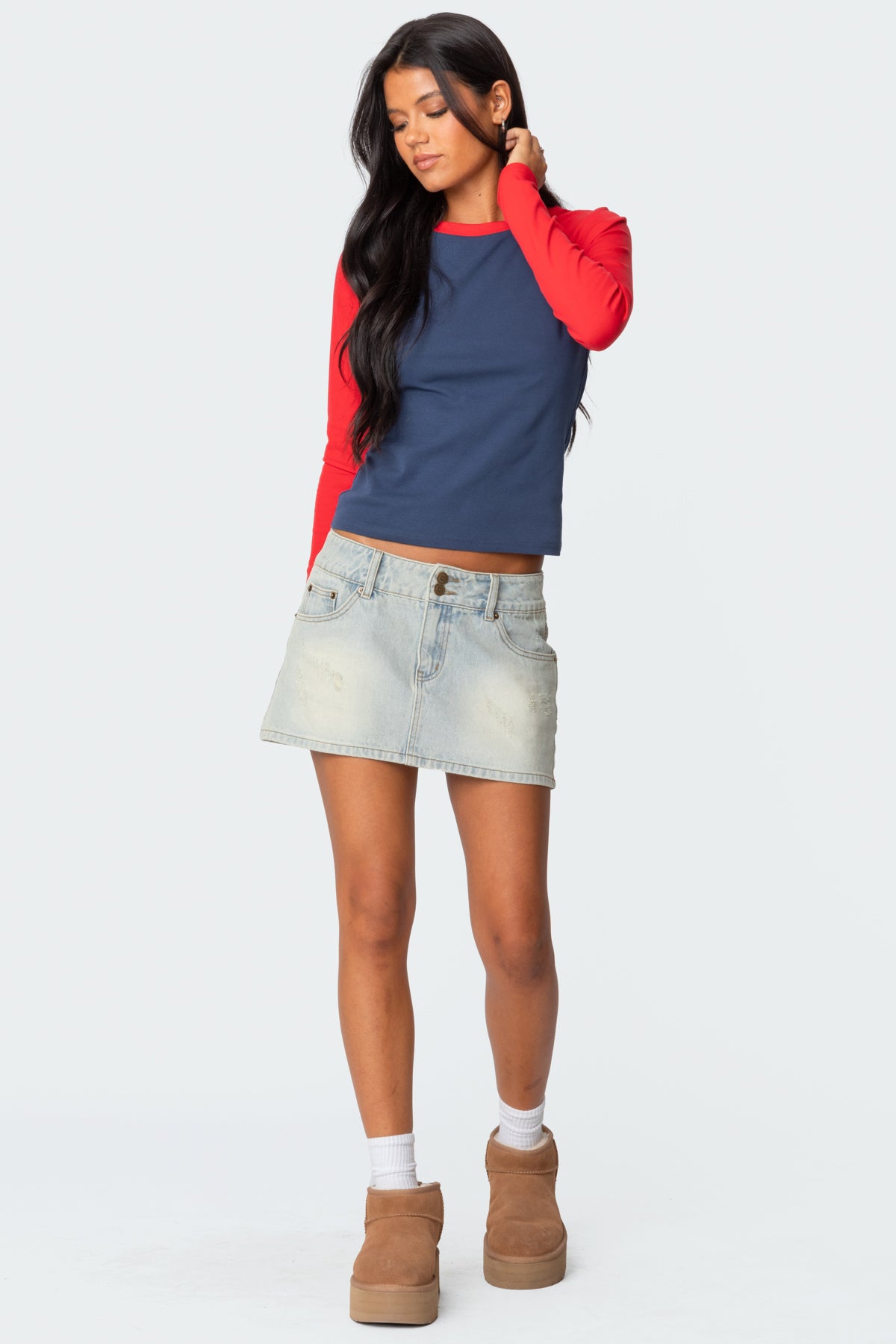 Tommi Raglan Long Sleeve T Shirt - Image 5