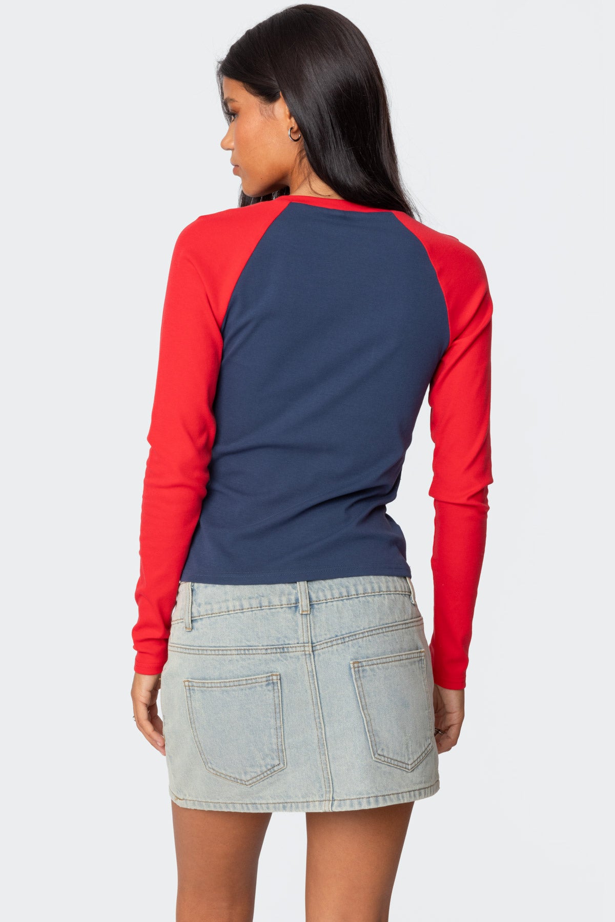 Tommi Raglan Long Sleeve T Shirt - Image 4