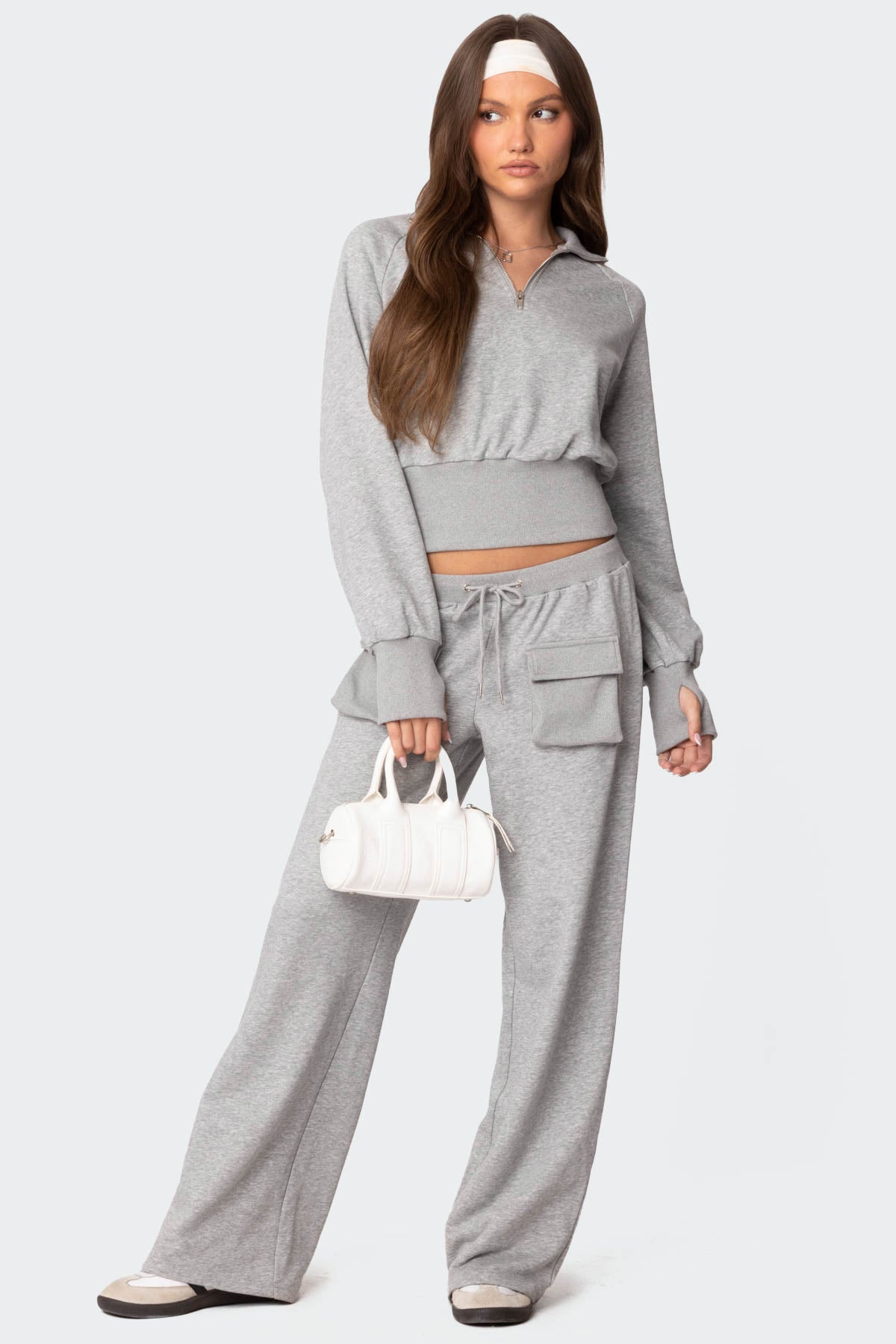 Bailey French Terry Quarter Zip Top - Image 2