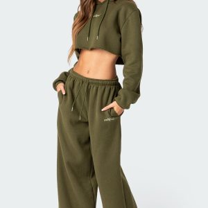 Brenna Low Rise Wide Sweatpants