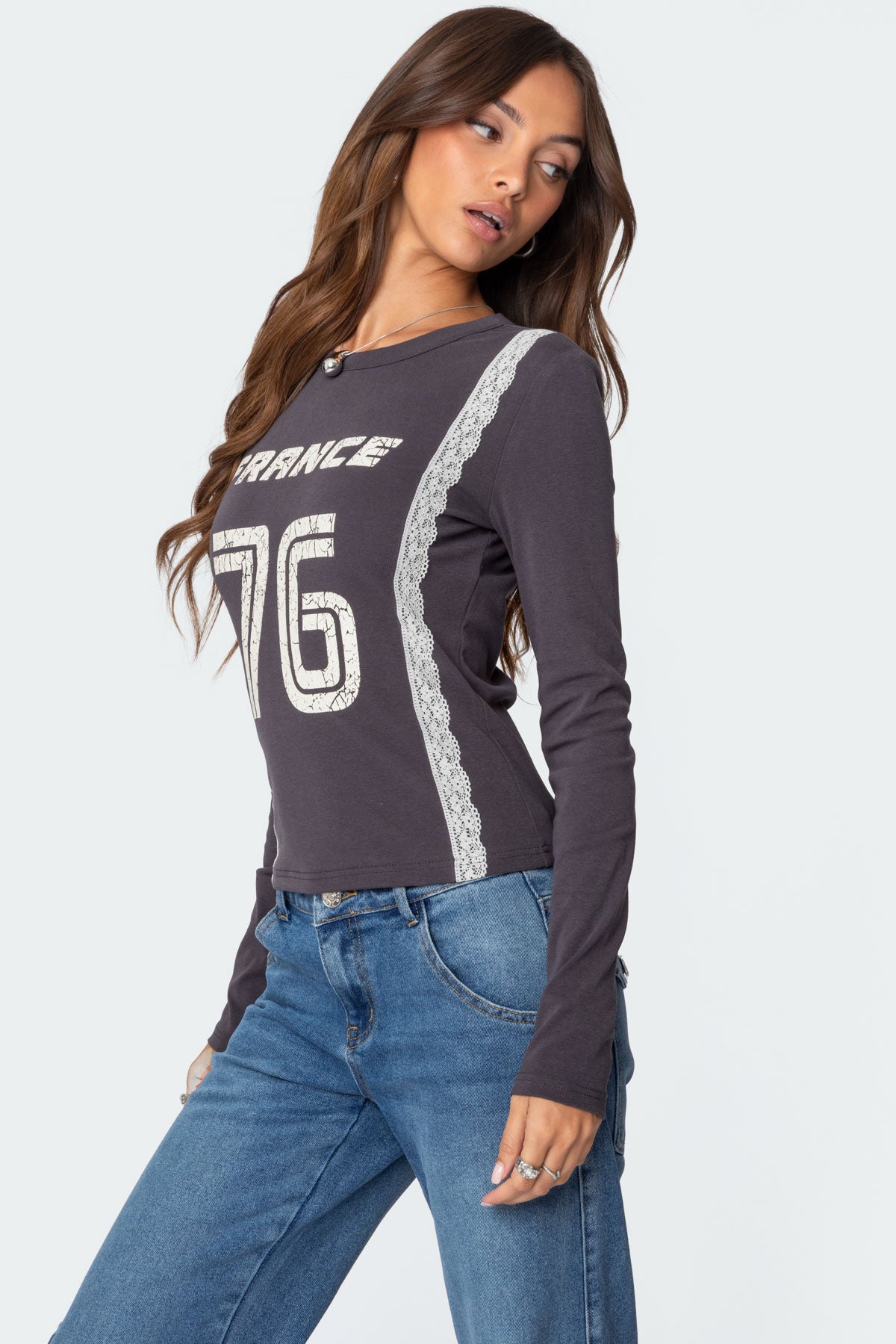 Frenchy Long Sleeve T Shirt - Image 3