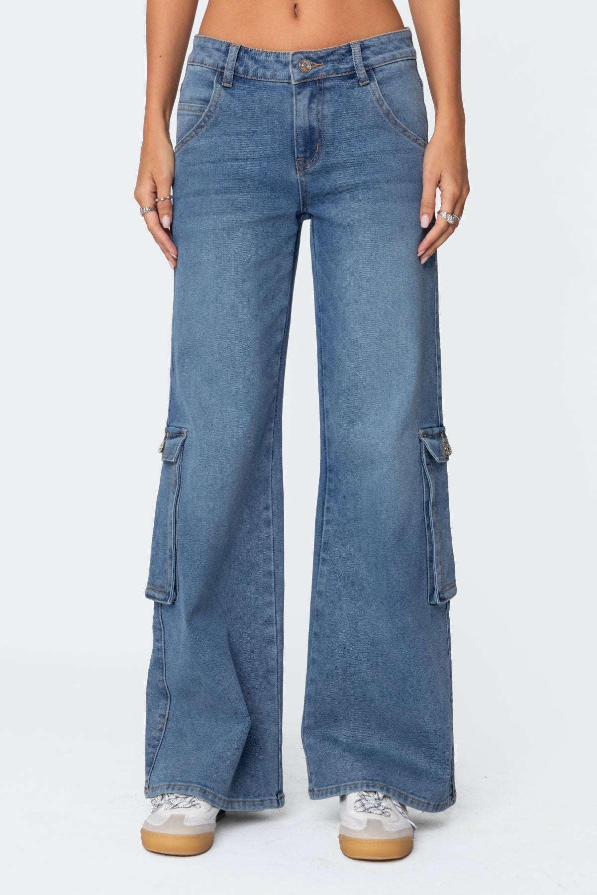 Lunar Low Rise Cargo Jeans - Image 2
