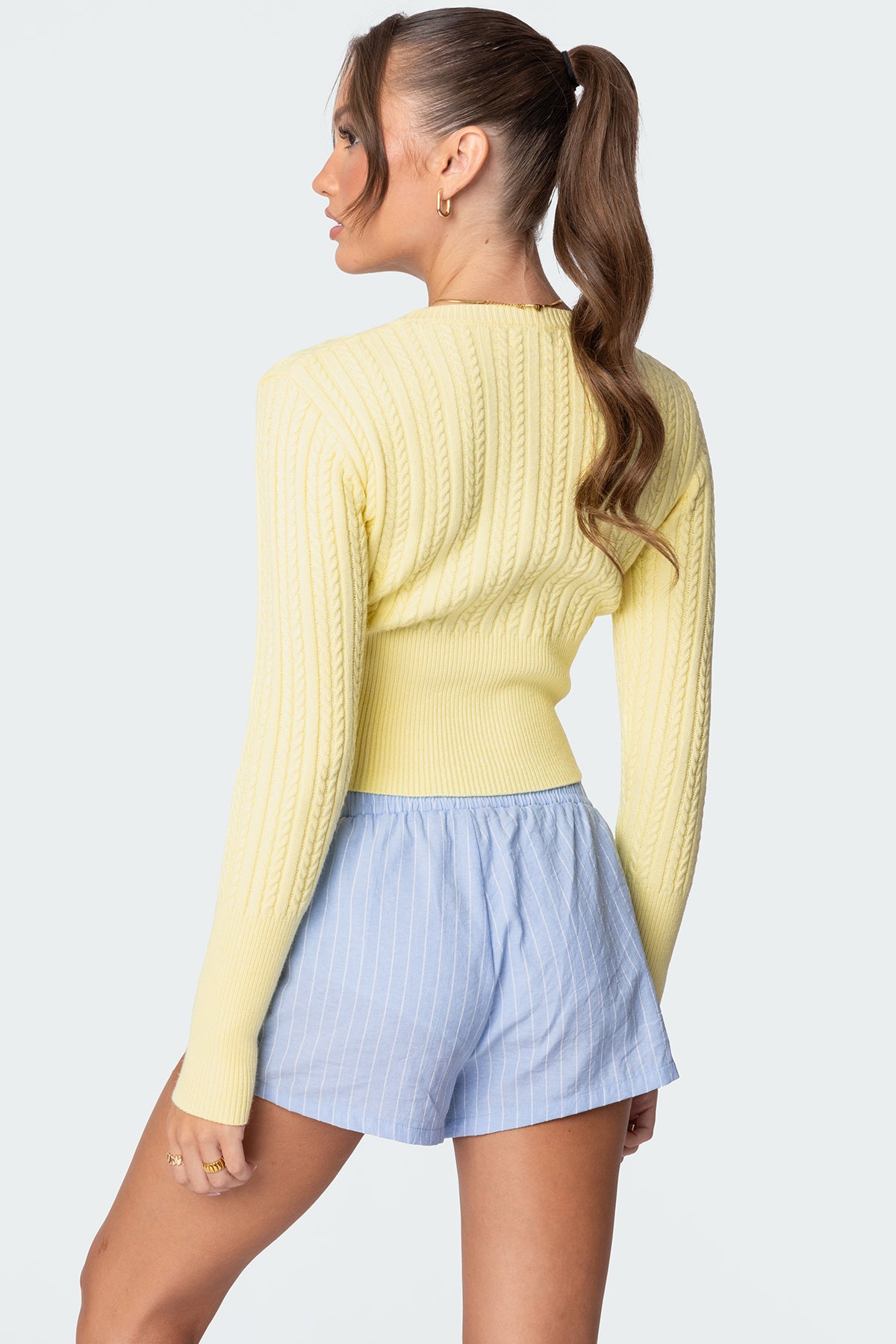 Mallory Cable Knit Sweater - Image 5