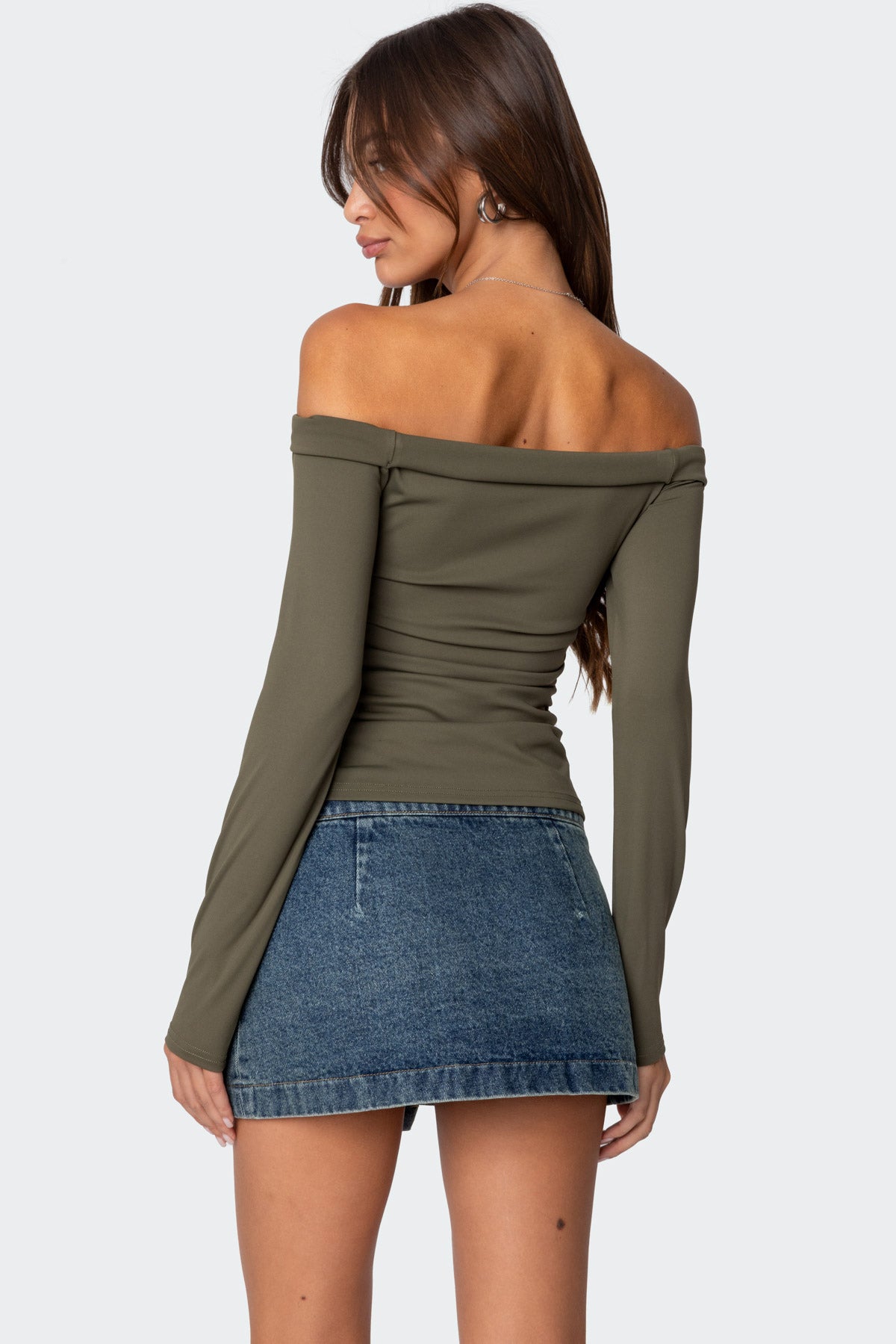 Celly Rolled Off Shoulder Top - Image 5
