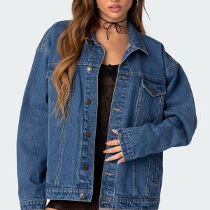 Dalia Oversized Denim Jacket