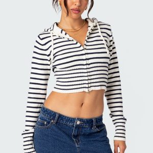 Desiree Knitted Hooded Cardigan