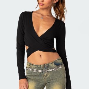 Layla Wrap Crop Top