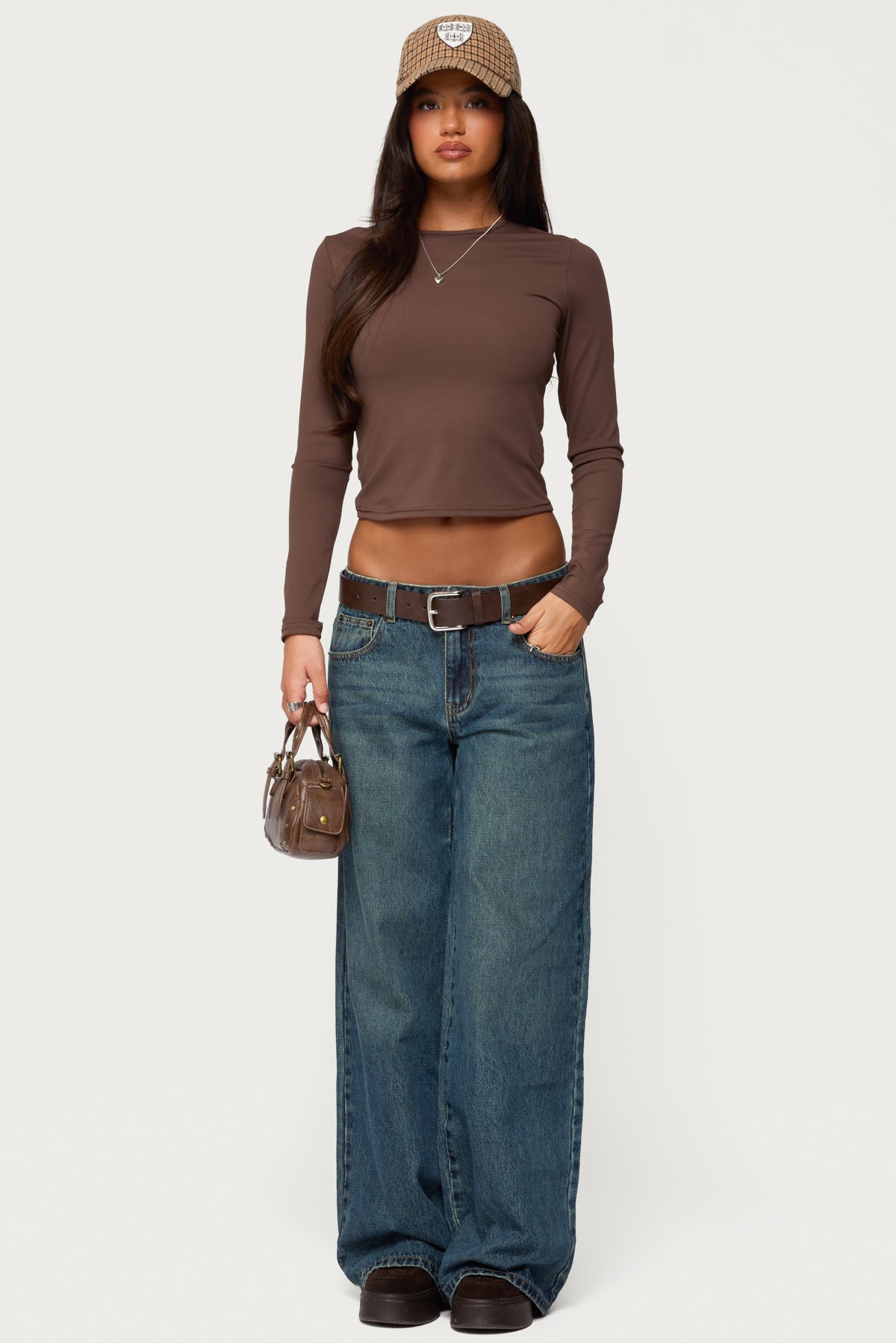 Heartly Low Rise Straight Leg Jeans - Image 5