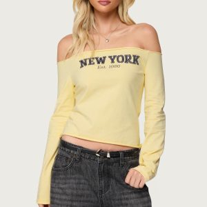 New York Babe Off Shoulder Top