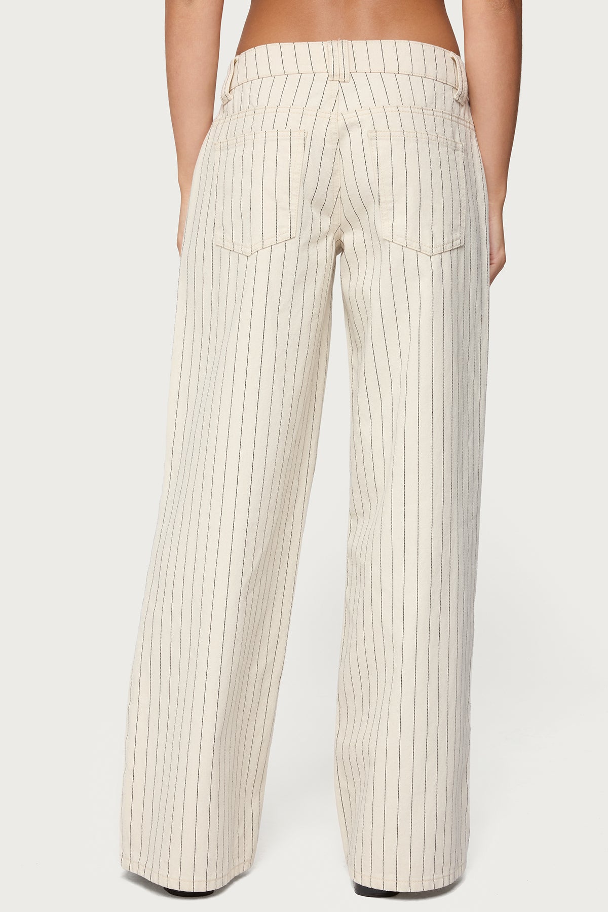 Cory Striped Low Rise Jeans - Image 5