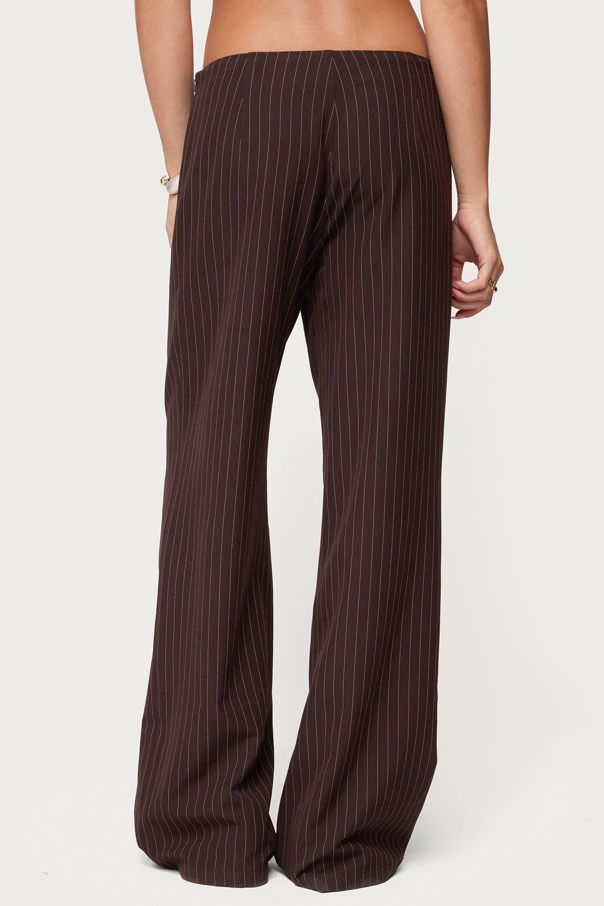 Kerie Pinstripe Low Rise Pants - Image 5