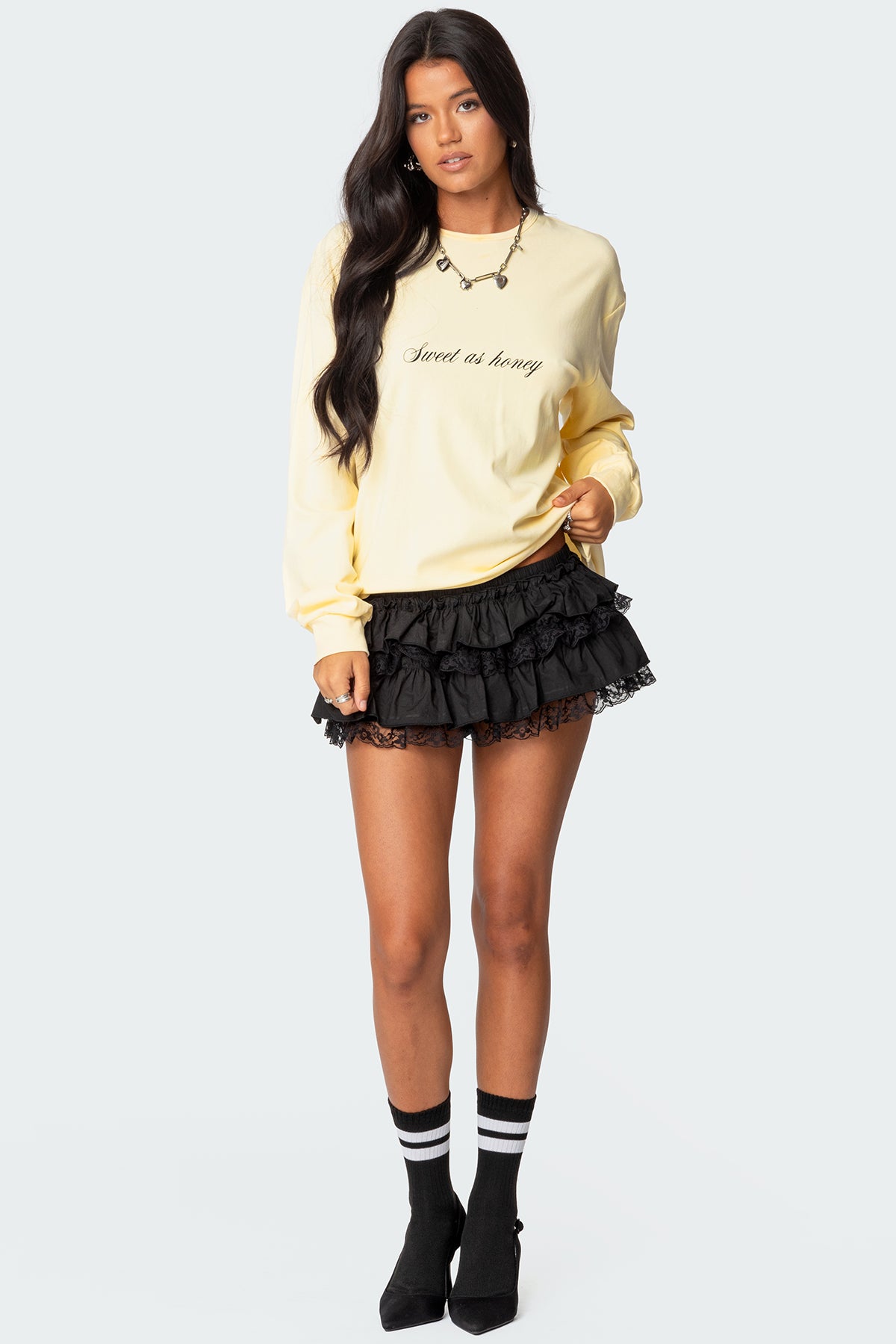 Honeybee Oversized Long Sleeve T Shirt - Image 3
