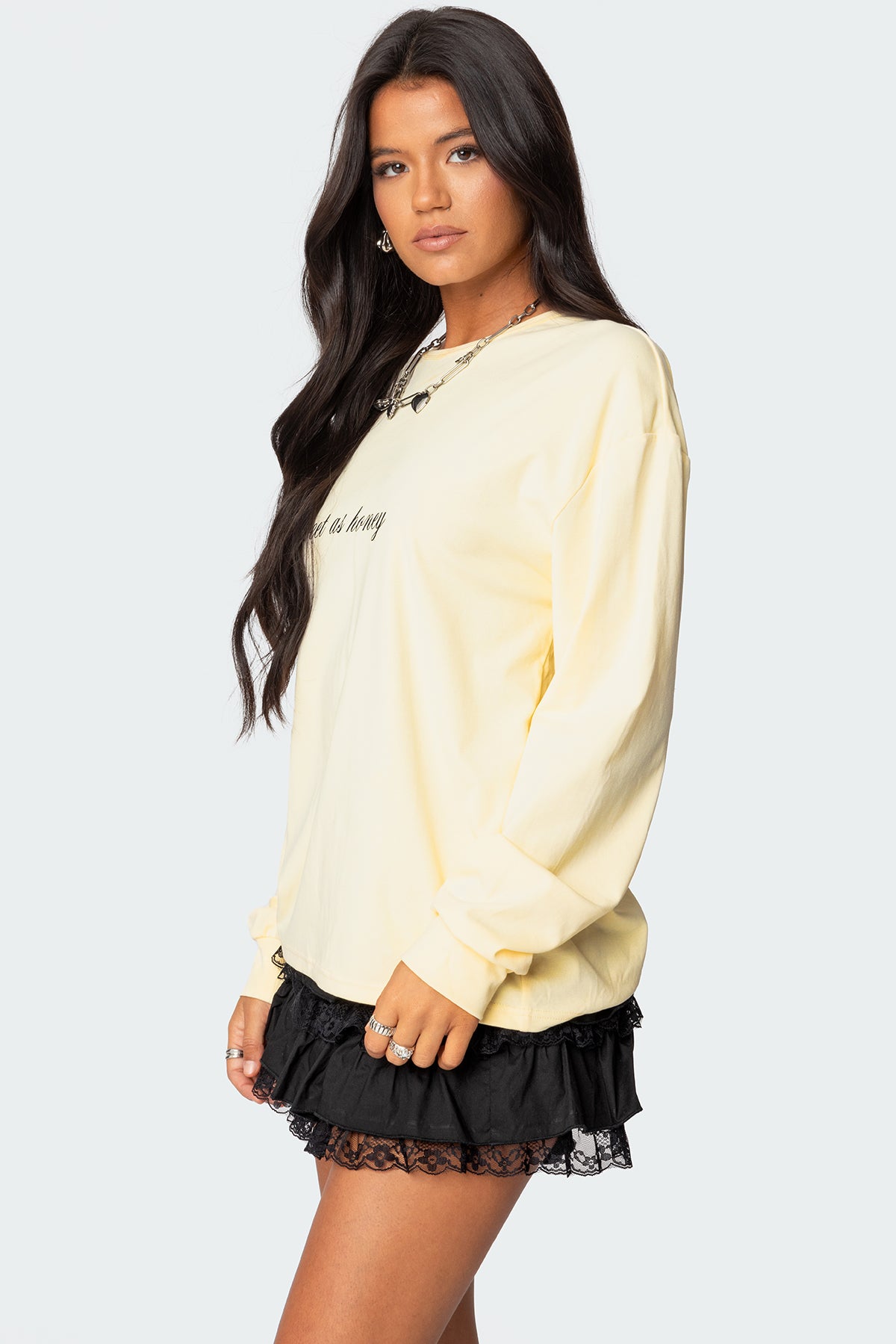 Honeybee Oversized Long Sleeve T Shirt - Image 5