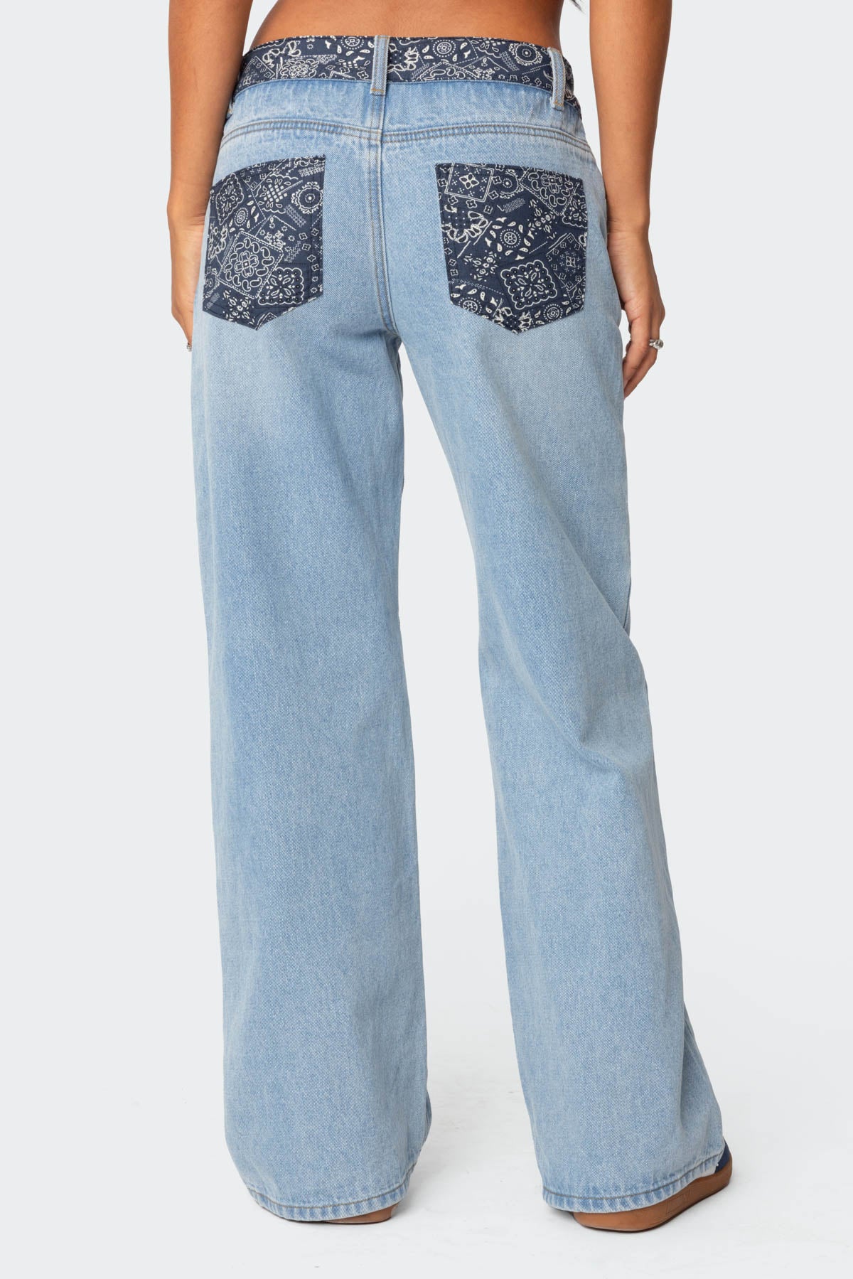 Bandana Bliss Low Rise Jeans - Image 4