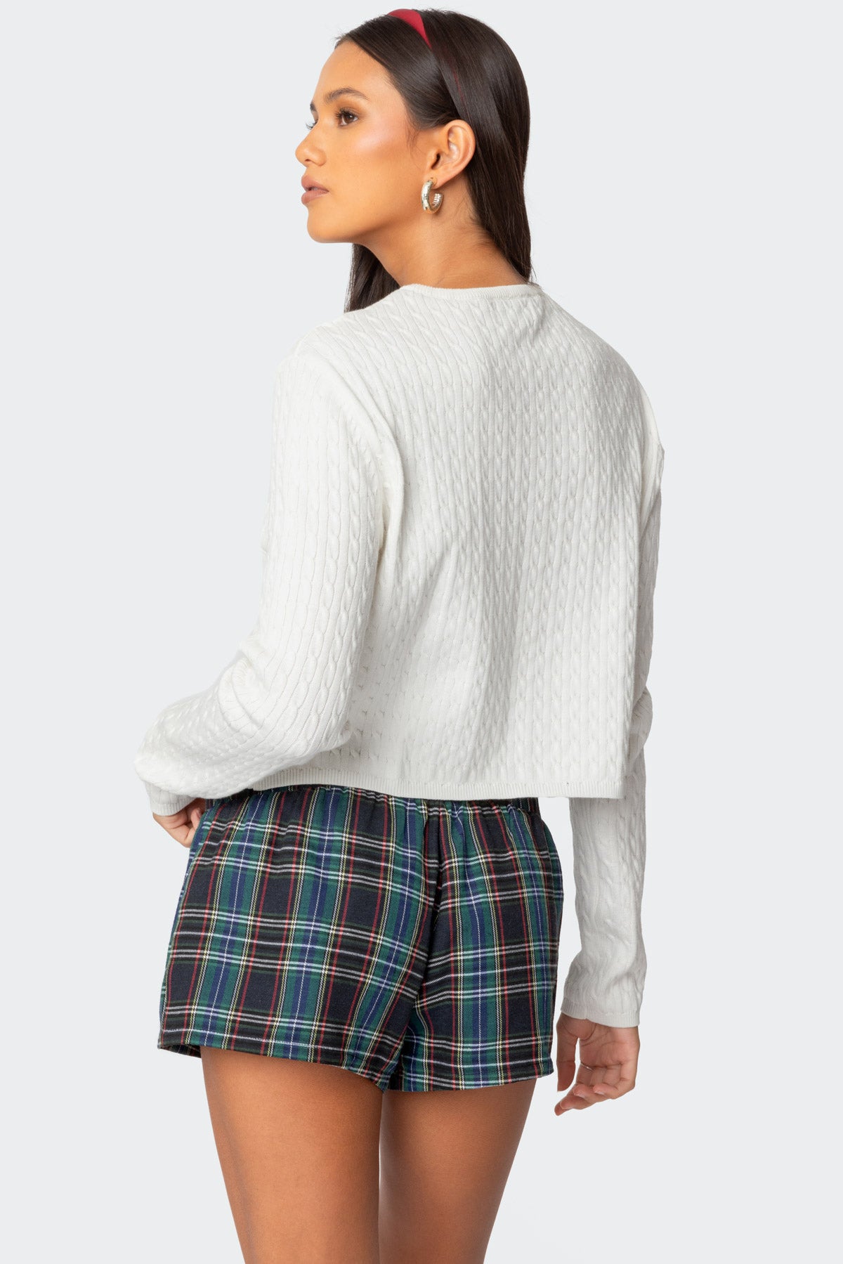 Crisada Cable Knit Cardigan - Image 5