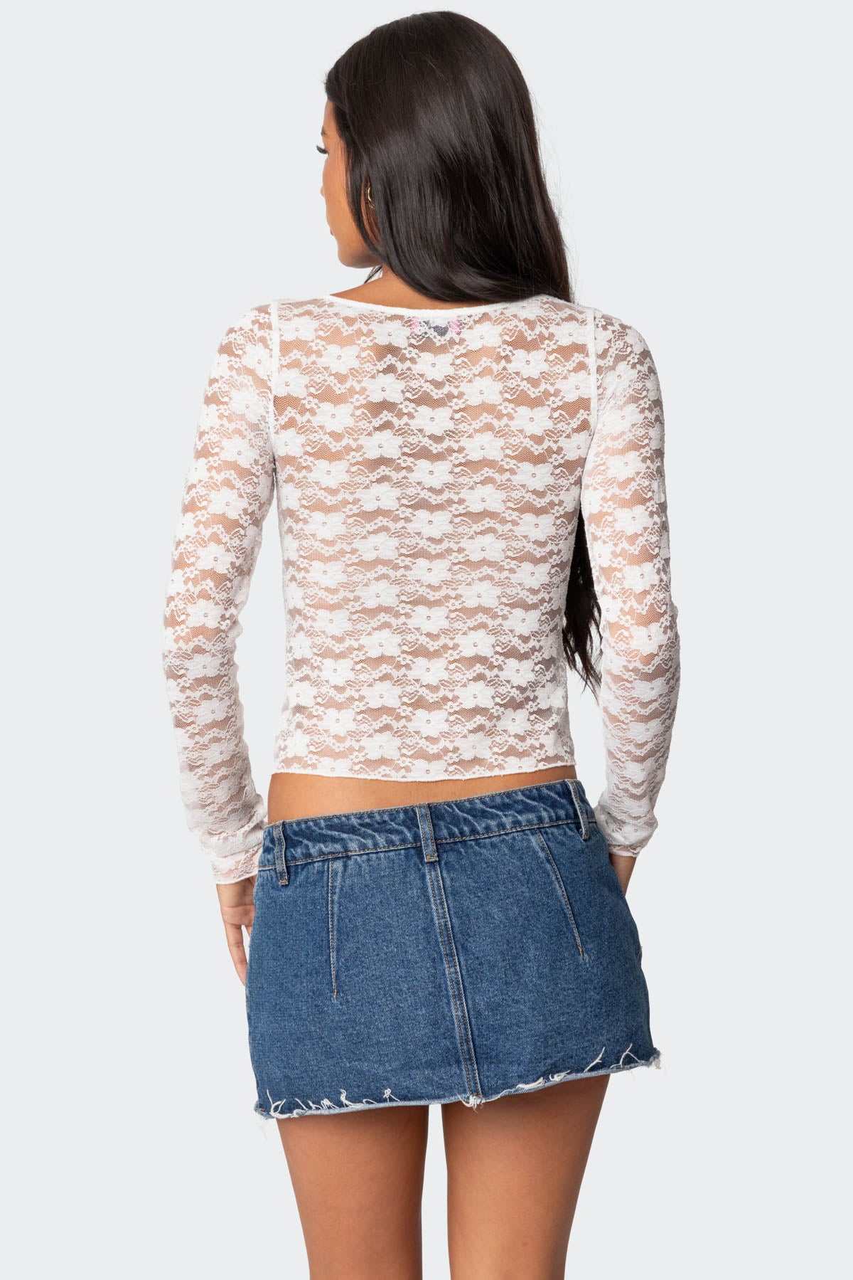 Mykonos Sheer Lace Top - Image 5