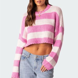 Ozzy Cropped Knitted Sweater